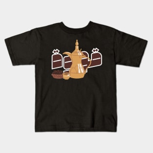 Arabic coffee Kids T-Shirt